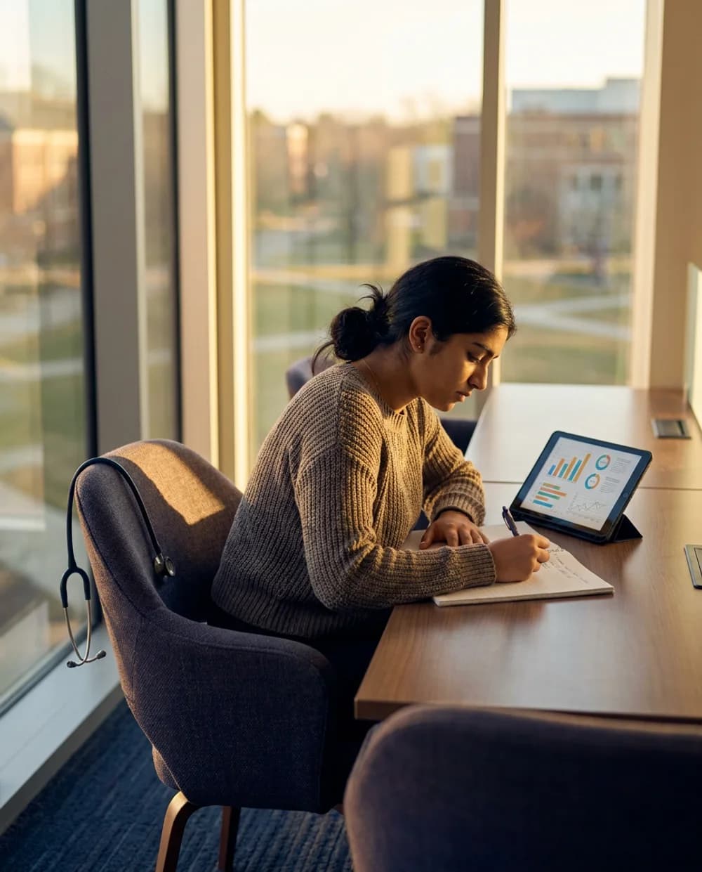 A NEET aspirant studying with NEET720